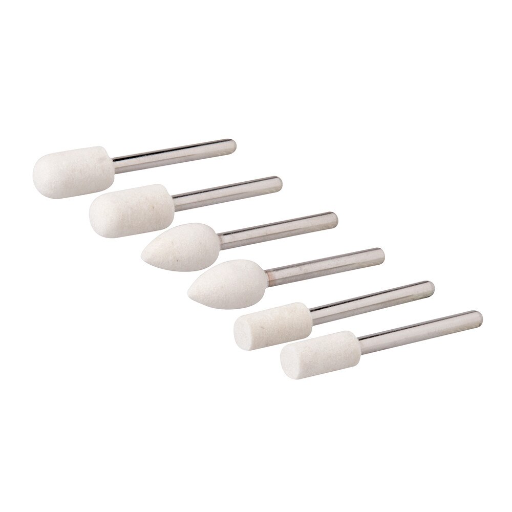 Set 6 piese polisat pentru mini -oberfreza, Silverline
