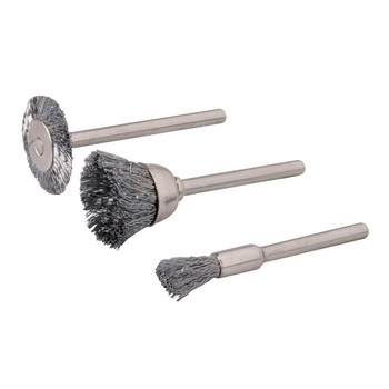 Set 3 piese curatat pentru mini -oberfreza, Silverline Set 3 piese curatat pentru mini -oberfreza, Silverline