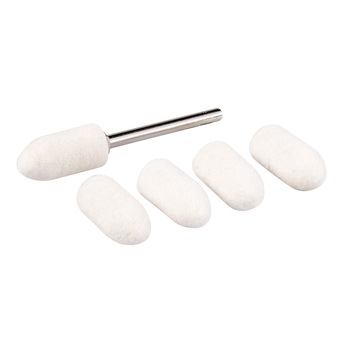 Set 5 piese pasla polisat pentru mini-oberfreza, Silverline Set 5 piese pasla polisat pentru mini-oberfreza, Silverline