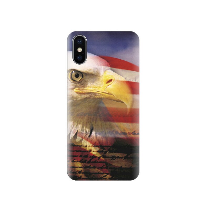 Husa silicon IPHONE X Usa Flag Hd Images