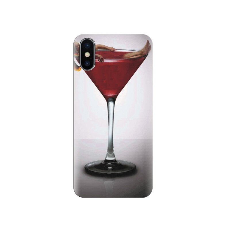 Husa silicon IPHONE X Vampire Blood Glass Amazing Gallery