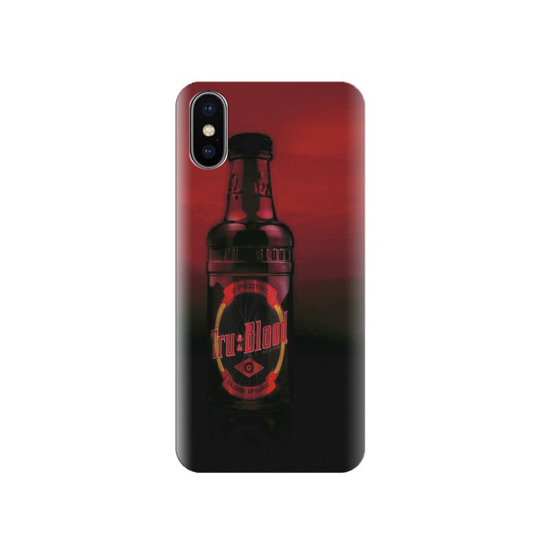 Husa silicon IPHONE X Vampire Blood Bottle Nice Hd Pics