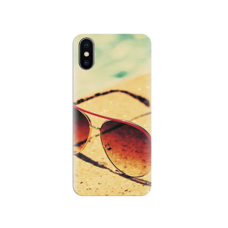Husa silicon IPHONE X Sunglasses By Pool