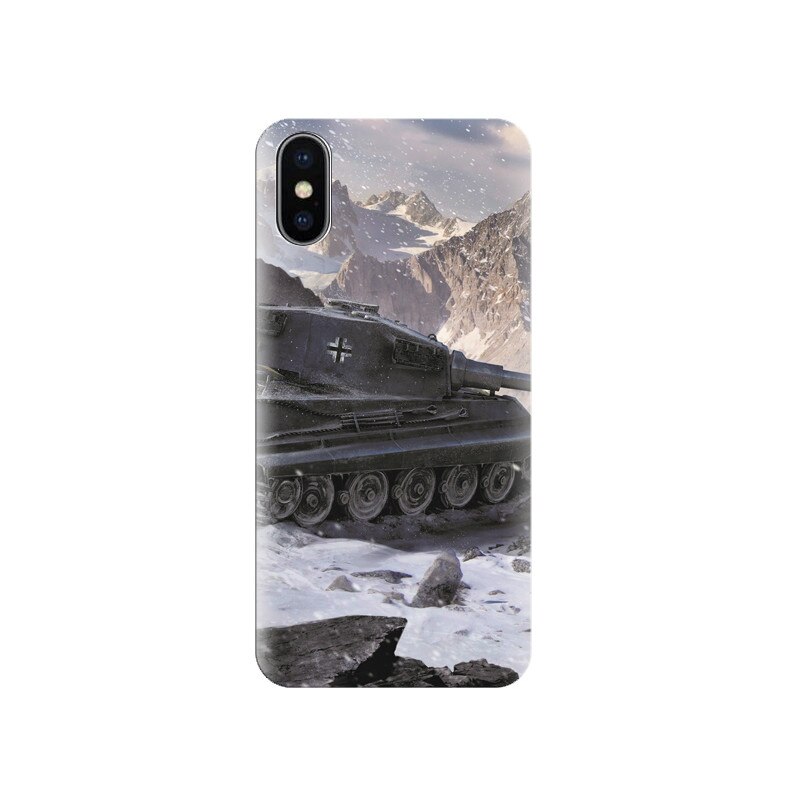 Husa silicon IPHONE X Tiger Tank Of Military High Resolution Photos