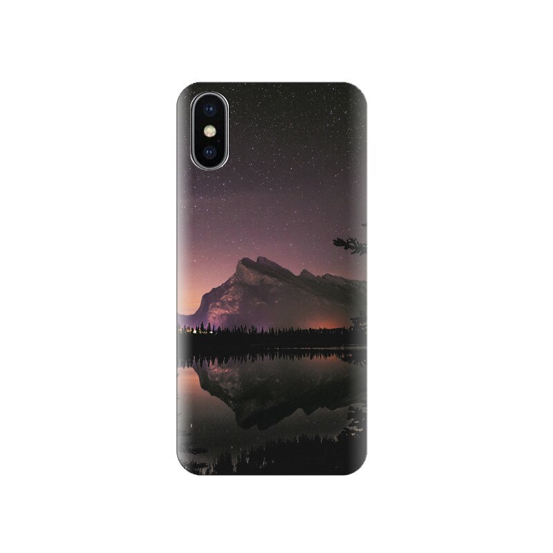 Husa silicon IPHONE X Vermillion Lake Stars Qhd