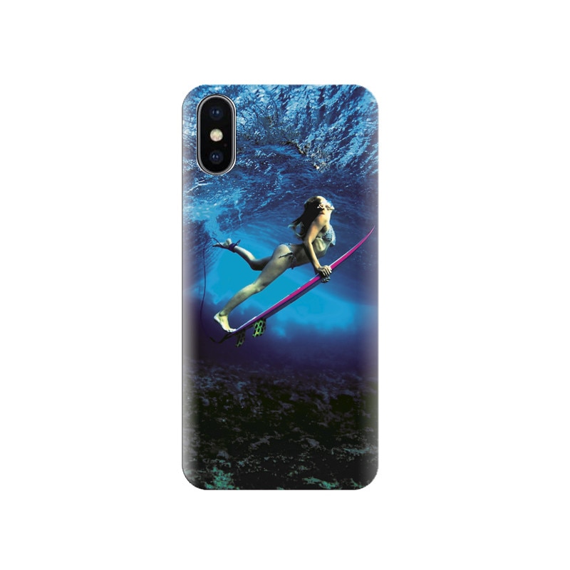 Husa silicon IPHONE X Underwater Hot Girls