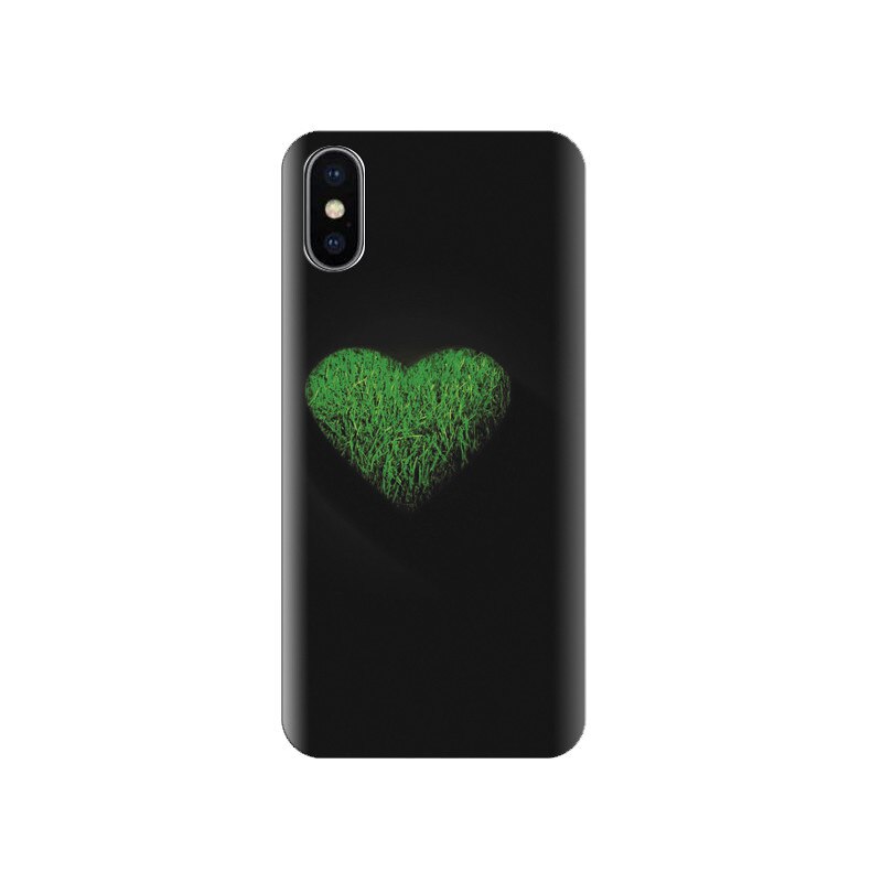 Husa silicon IPHONE X Unique Green Love Hd Photos