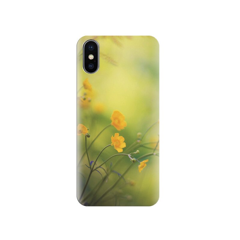 Husa silicon IPHONE X Yellow Flower Close Up Photoshoots