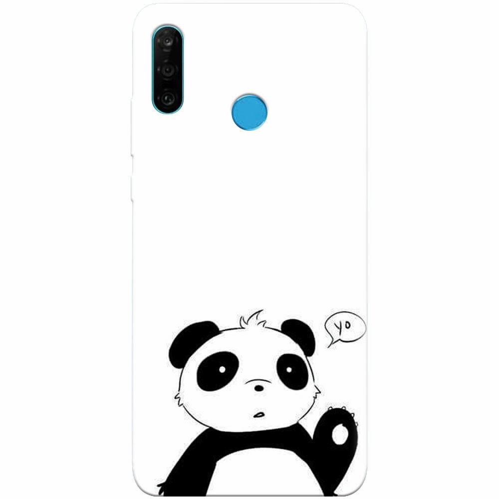 Husa silicon pentru Huawei P30 Lite, Panda Cellphone