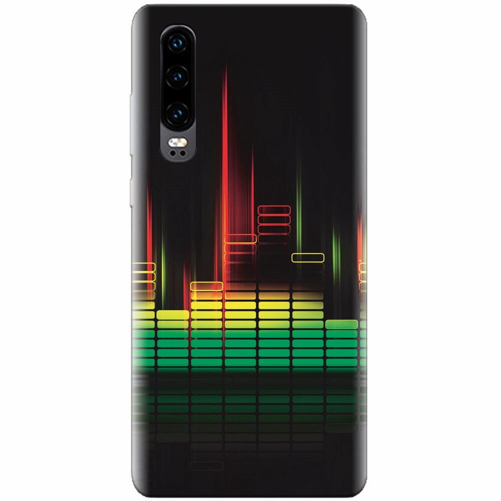 Husa silicon pentru Huawei P30, Abstract Dj Sound System