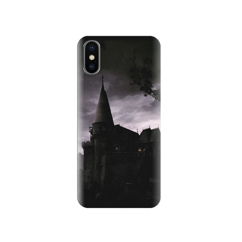 Husa silicon IPHONE X Western Horror Castle Night Fantasy