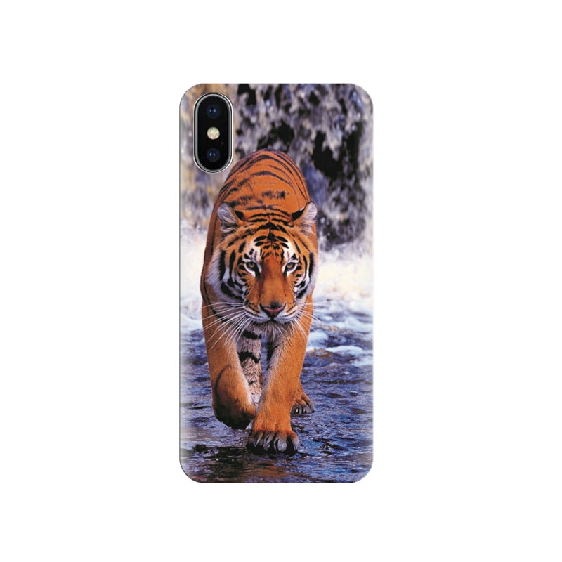 Husa silicon IPHONE X Wild Tiger Best View Hd Images Background