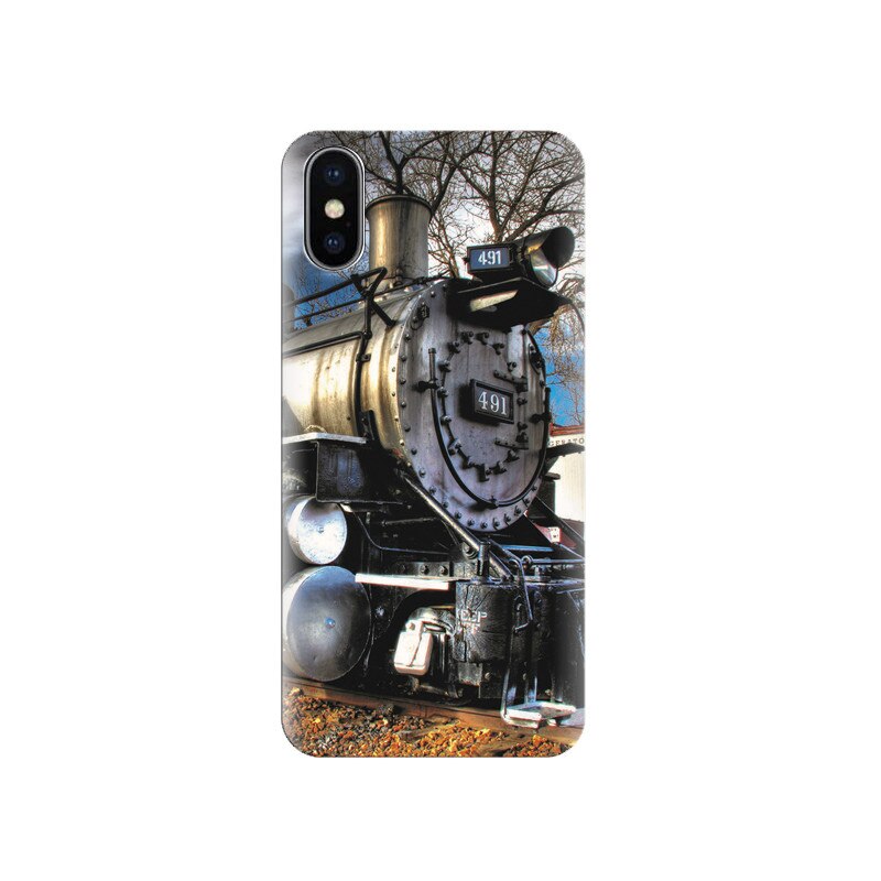 Husa silicon IPHONE X World Best Technology Trains Background