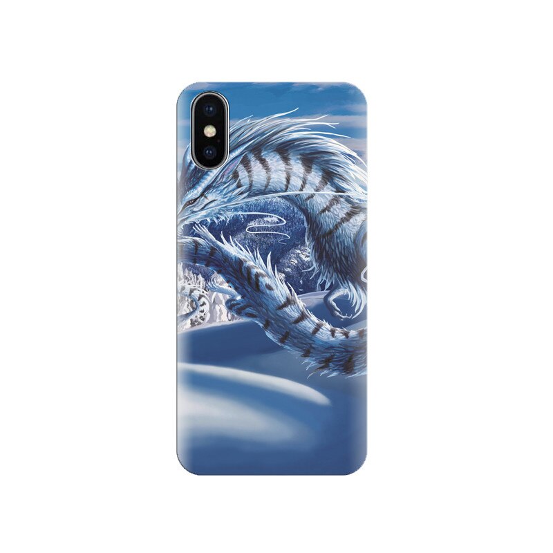 Husa silicon IPHONE X Winter Dragon