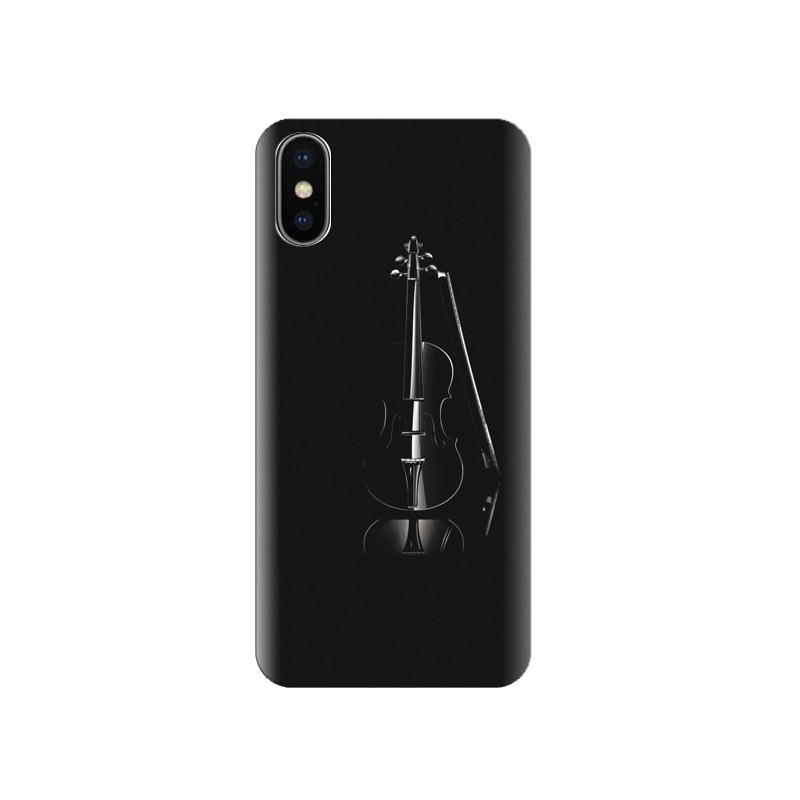 Husa silicon IPHONE X Violin High Quality Hd Background