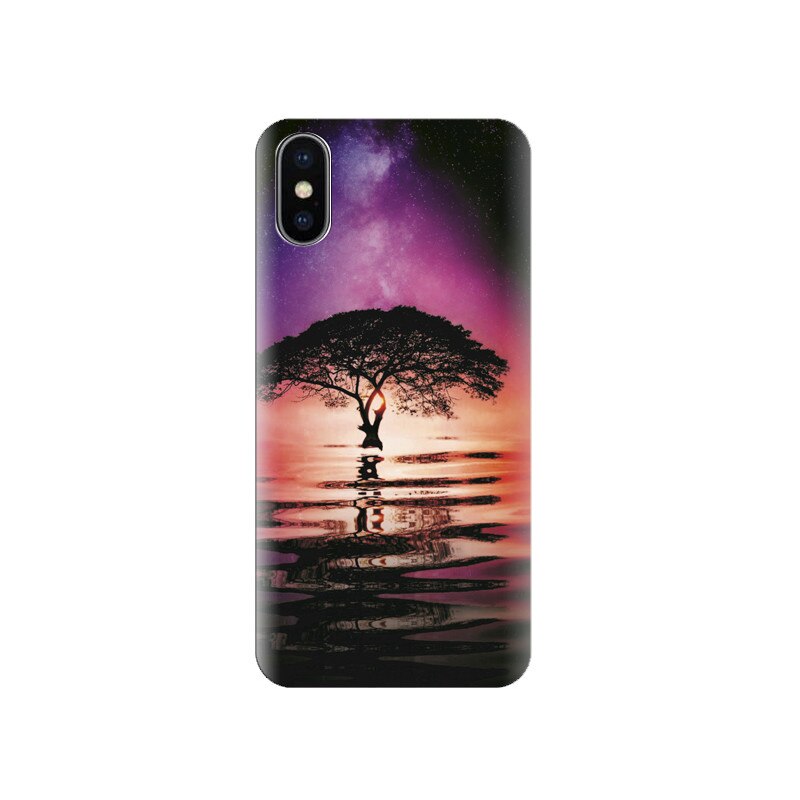 Husa silicon IPHONE X Water Tree