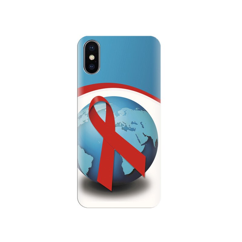 Husa silicon IPHONE X World Aids Day Photos