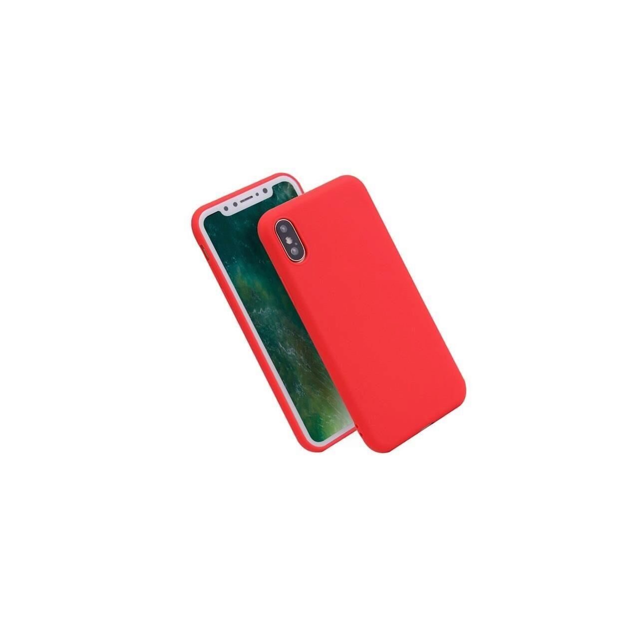 Husa Iberry Super Slim 0,3 mm Rosu Matt Pentru Apple Iphone X,Iphone 10