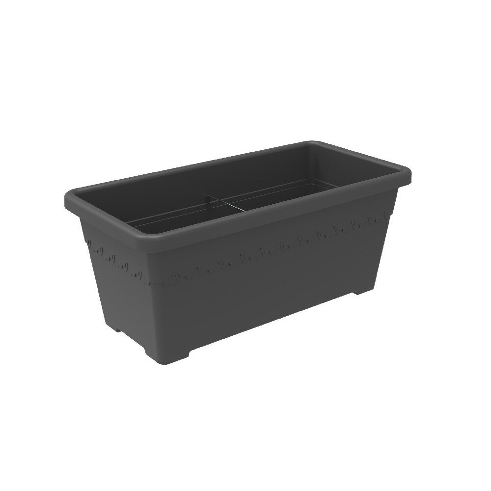 Jardiniera de gradina cu roti Elho algarve terrace wheels 80 cm antracit