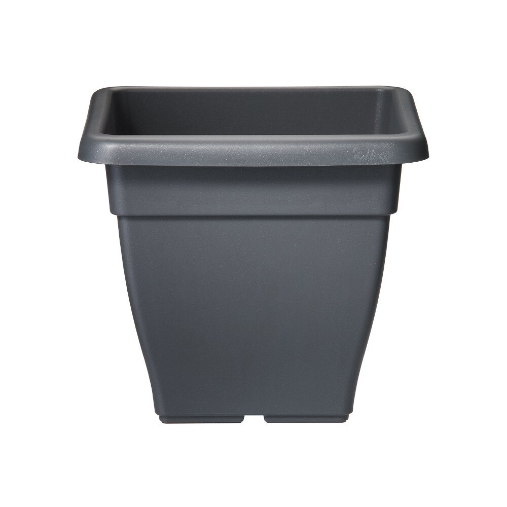 Ghiveci pentru plante de exterior Torino Campana Patrat 25 cm antracit