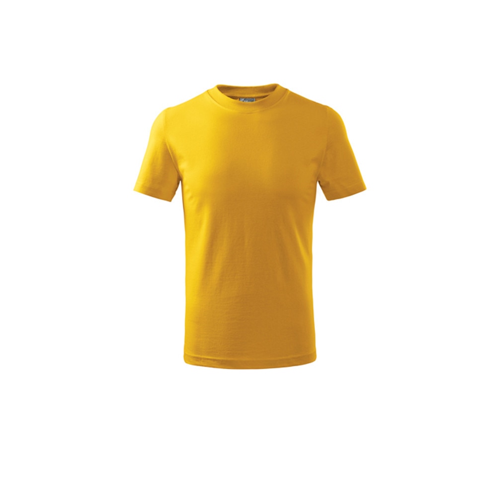 Tricou copii, Malfini, Basic, Galben