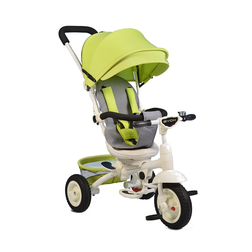 Tricicleta cu sezut reversibil si mufa MP3 Queen Green