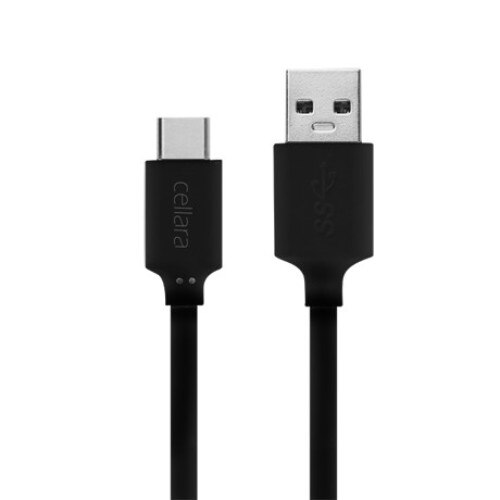 Cablu de date Cellara Type C - Negru