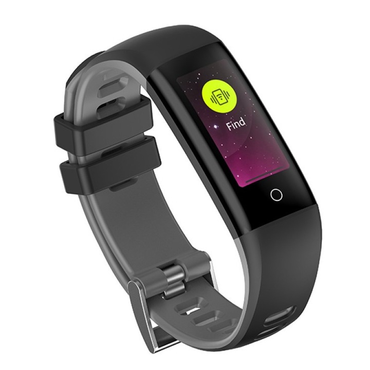 Bratara fitness DBT-HB2C, Bluetooth 4.0, Android/iOS, 80 mAh, Negru