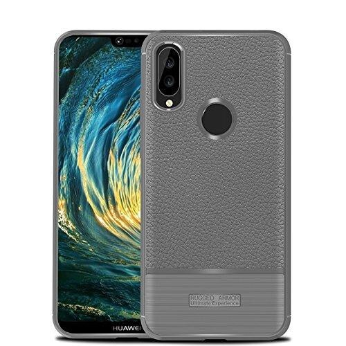 Husa Huawei P20 Lite Grain Silicon Tpu - gri