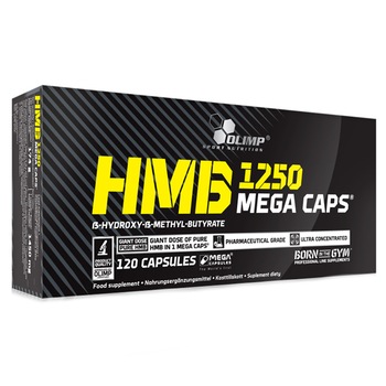 HMB Mega Caps 1250, 120 Capsule, (B-hydroxy-B-methylbutyrate) Olimp Sport Nutrition HMB Mega Caps 1250, 120 Capsule, (B-hydroxy-B-methylbutyrate) Olimp Sport Nutrition