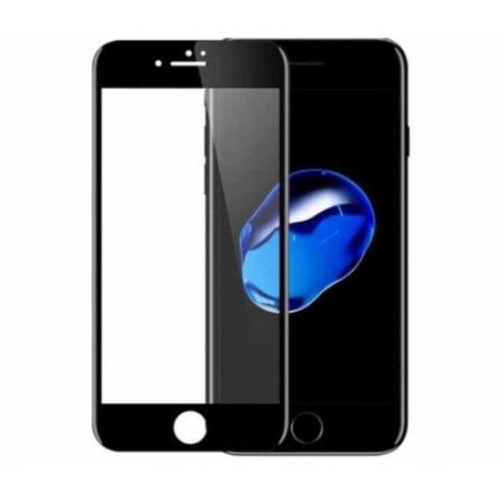 Universal Védőfólia, Super Slim Tempered 3D IPHONE6, fekete