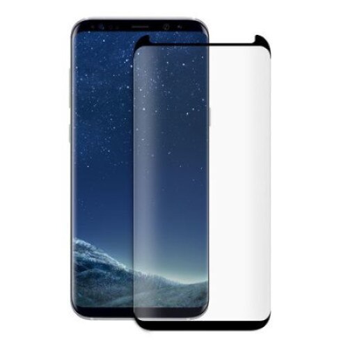 Folie securizata Full Glue Samsung Galaxy S9 Negru Taiat