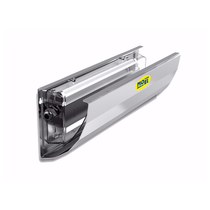 Capcana anti insecte MO-EL Mo-Fly IP55 Pmma Lamp Shield cu lampa UV-A Actinic - Sylvania 120 mm