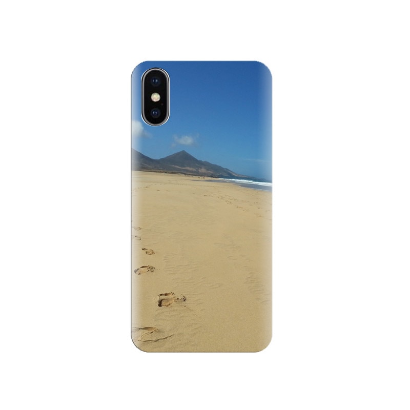 Husa Iphone X Beach-Chairs-Palm-Tree-Seaside