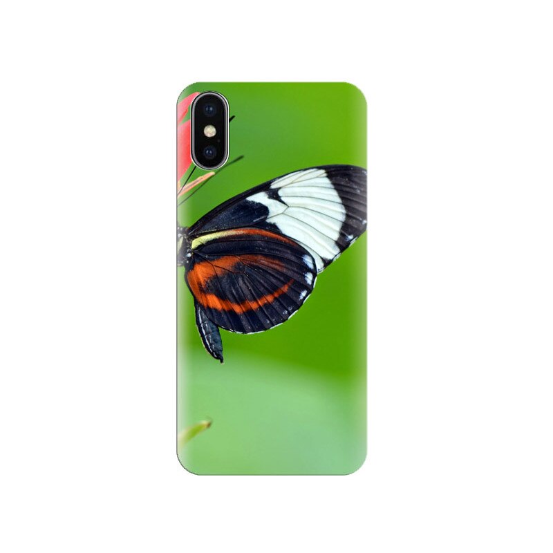 Husa Iphone X Beautiful-Blck-And-White-Butterflies