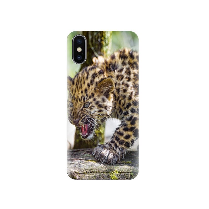 Husa Iphone X Angry-Amur-Leopard