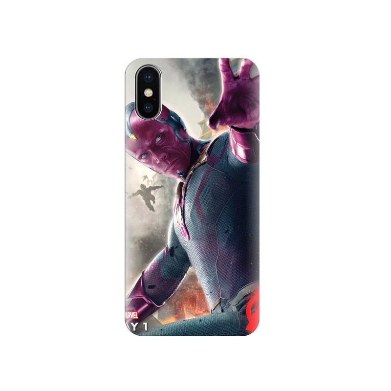 Husa Iphone X Avengers-Age-Of-Ultron-Vision