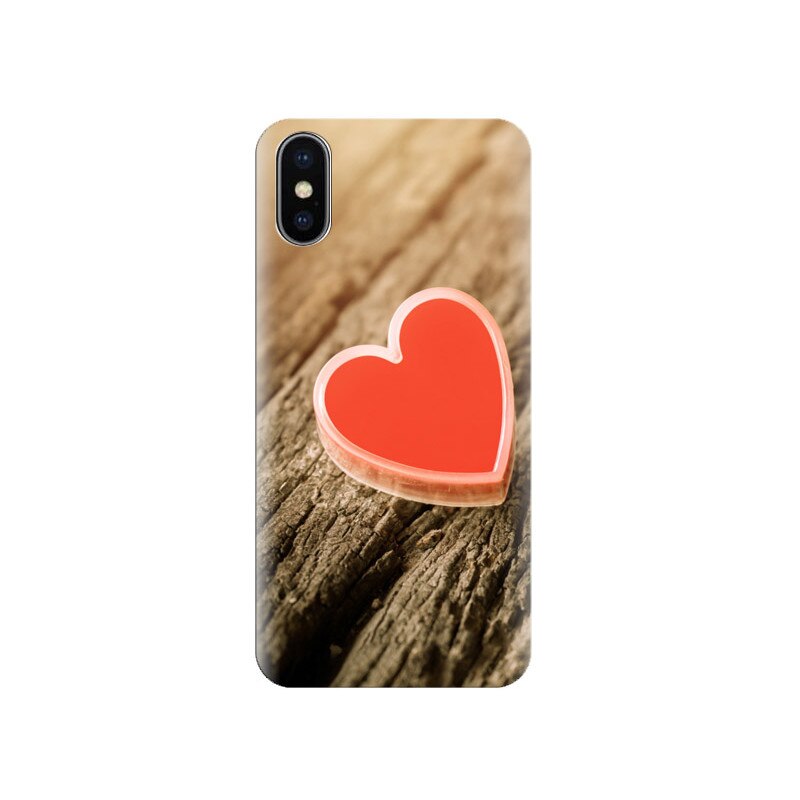 Husa Iphone X Pink-Love-Vintage-Heart