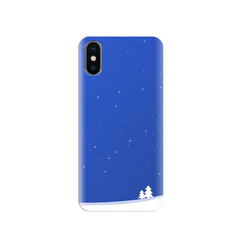 Husa Iphone X Simple-Winter-Illustration
