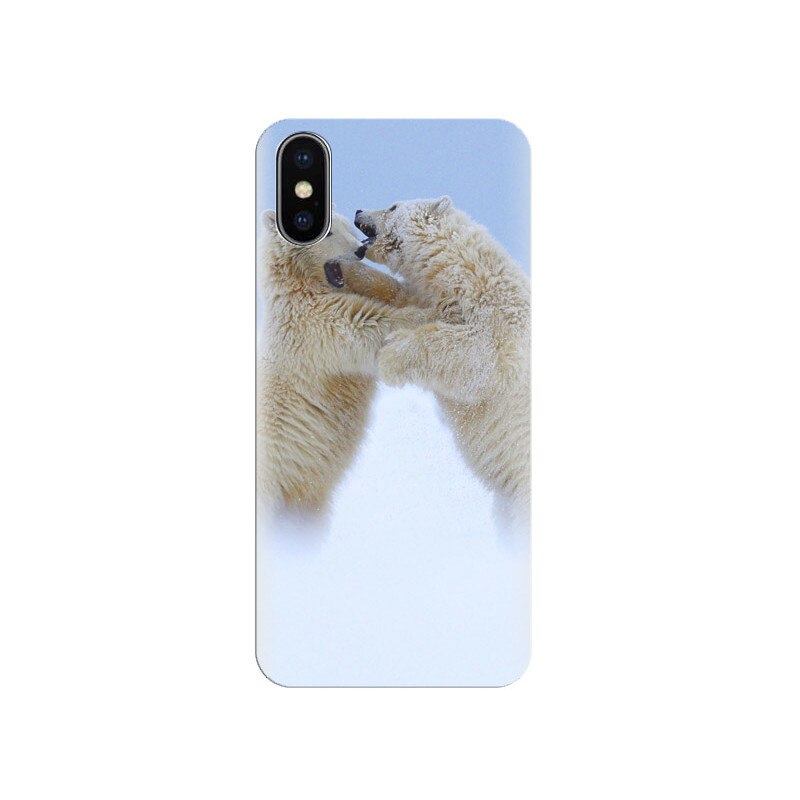 Husa Iphone X Polar-Bears-Quarrel
