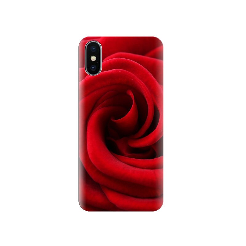 Husa Iphone X Rose-Red-Petals