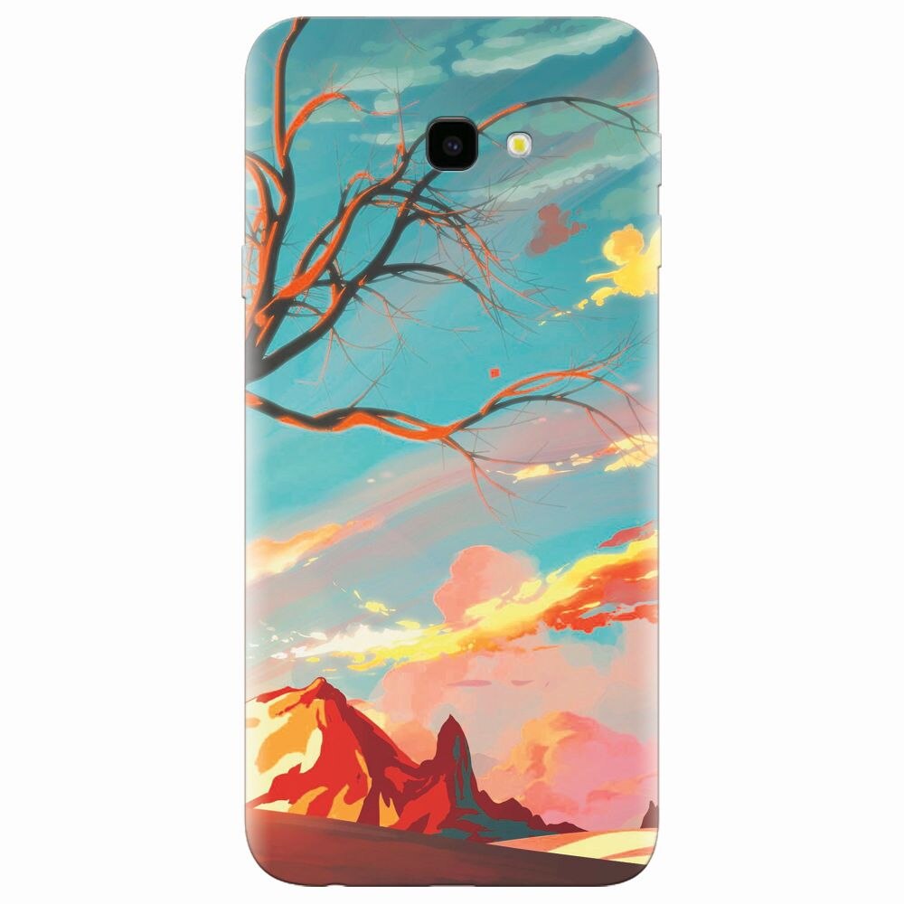 Husa silicon pentru Samsung Galaxy J4 Plus, Artistic Landscape