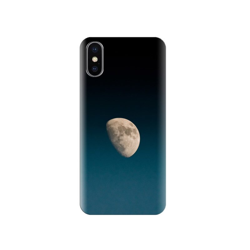 Husa Iphone X Moon-At-Blue-Sky