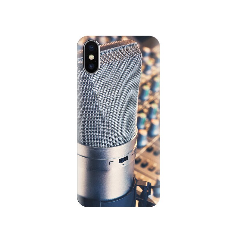 Husa Iphone X Recording-Studio-Microphone