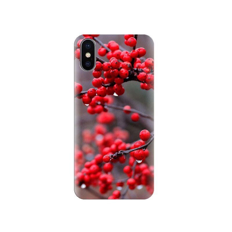 Husa Iphone X Red-Cranberries-Tree