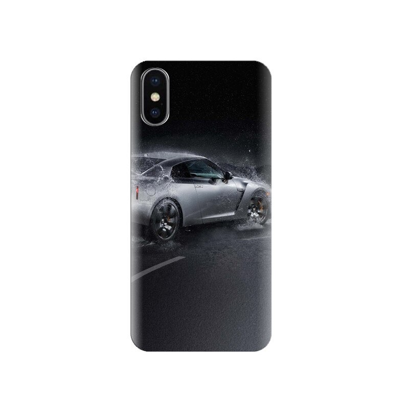 Husa Iphone X Nissan-Gtr-Sport-Car-Rain