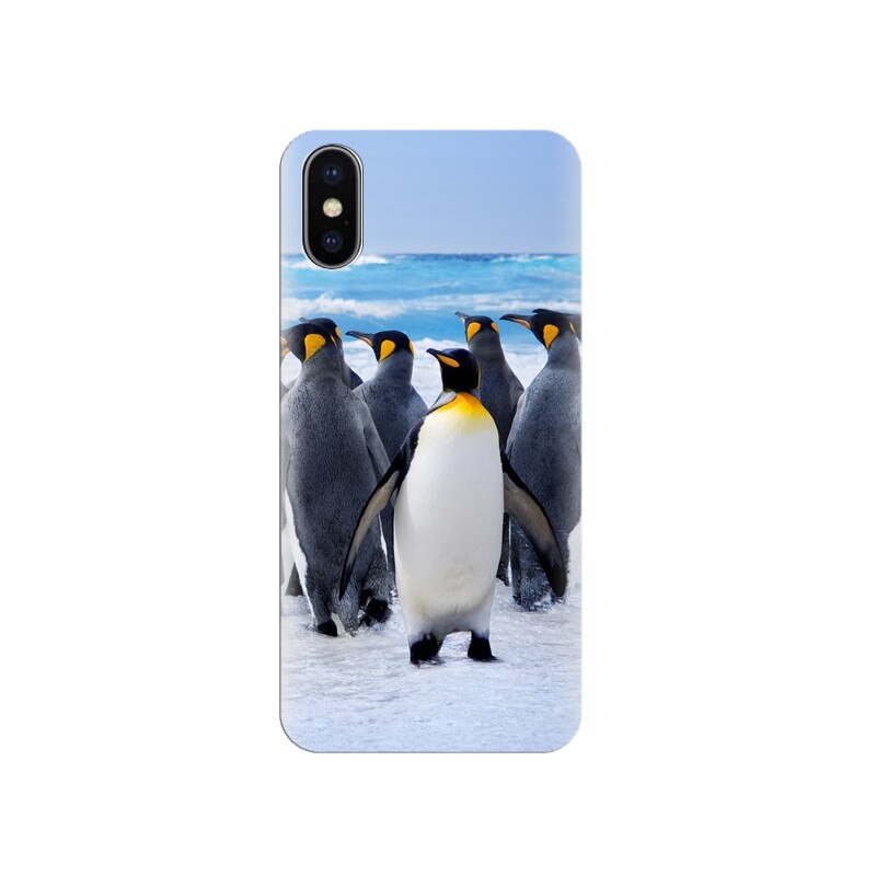 Husa Iphone X Penguins-Water