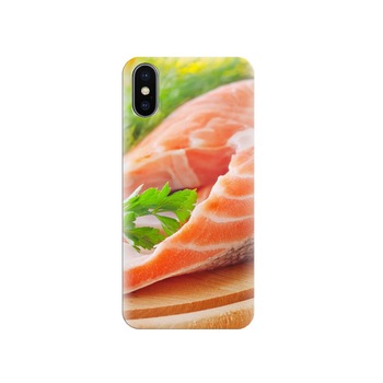 Husa Iphone X Salmon-Fish-Steak-Dish Husa Iphone X Salmon-Fish-Steak-Dish