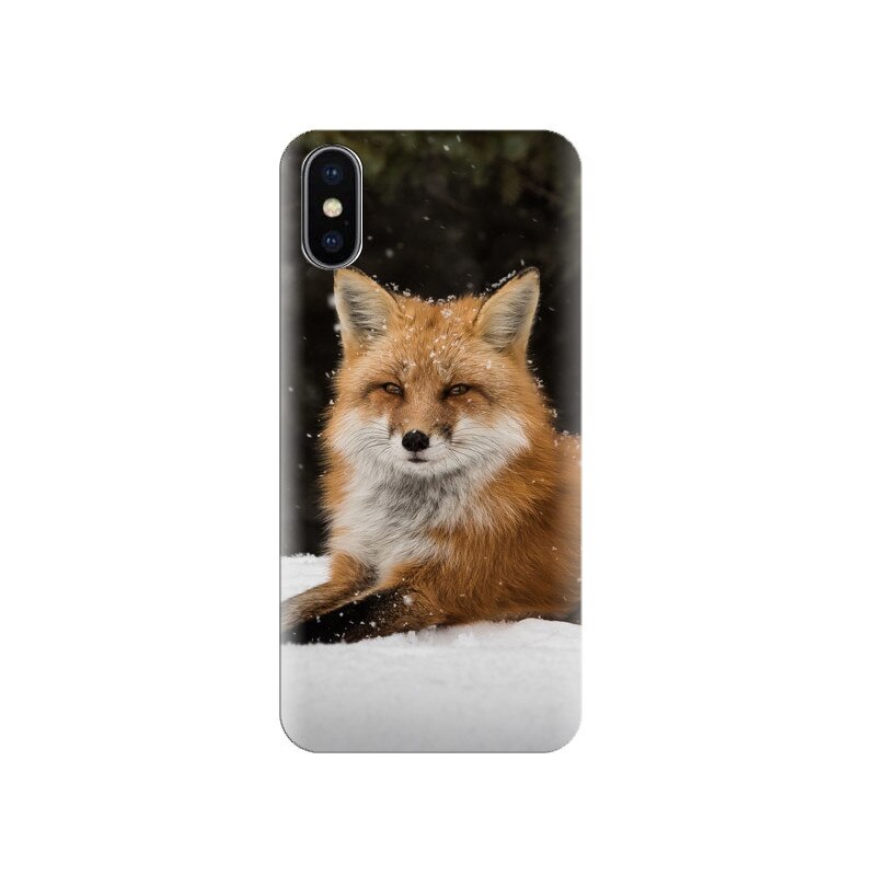 Husa Iphone X White-Tiger-Swimming