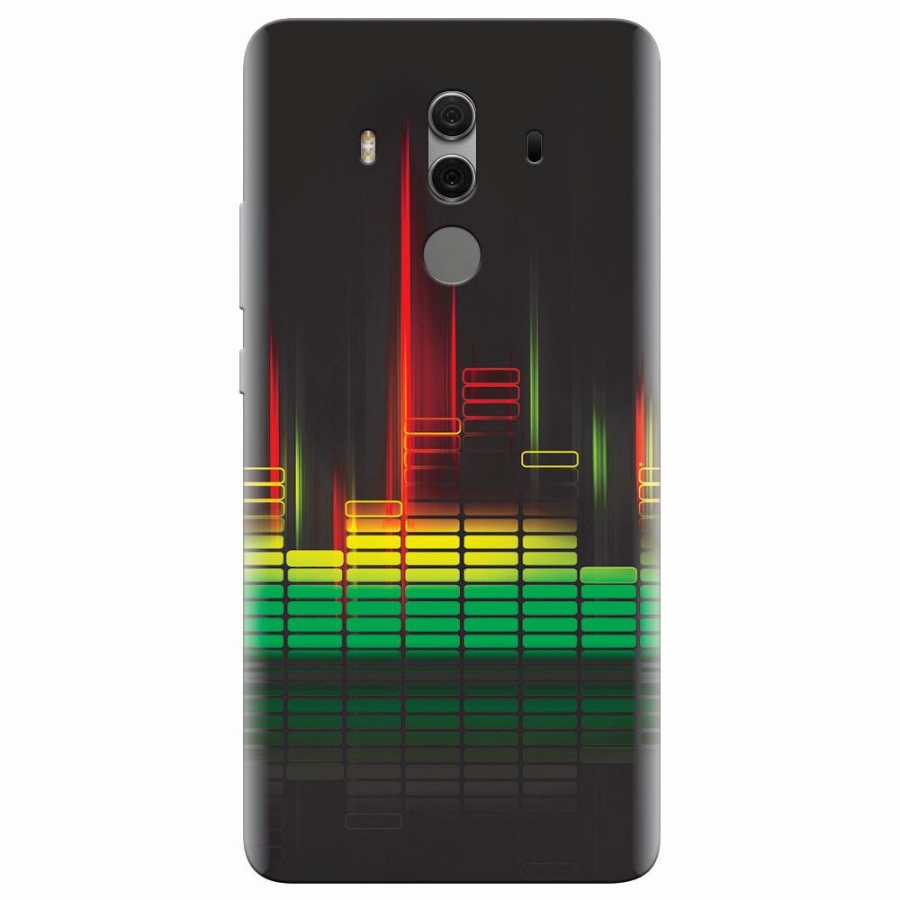 Husa silicon pentru Huawei Mate 10 Pro, Abstract Dj Sound System